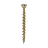 This is an image of Timco - C2 Strong-Fix Screws - PZ - Double Countersunk - Twin-Cut - Yellow 4.0 x 50mm - (200 PCS Box) 40050C2