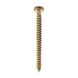 This is an image of Timco - Classic Multi-Purpose Screws - PZ - Pan Head - Yellow 4.0 x 50mm - (200 PCS Box) 40050CLAP