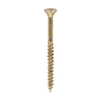 This is an image of Timco - Velocity Premium Multi-Use Screws - PZ - Double Countersunk - Yellow 4.0 x 50mm - (200 PCS Box) 40050VY