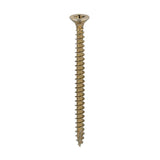 This is an image of Timco - Classic Multi-Purpose Screws - PZ - Double Countersunk - Yellow 4.0 x 55mm - (200 PCS Box) 40055CLAF