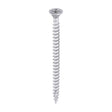 This is an image of Timco - C2 Exterior Strong-Fix Screws - PZ - Double Countersunk with Ribs - Twin-Cut - Silver 4.0 x 60mm - (200 PCS Box) 40060C2SBX