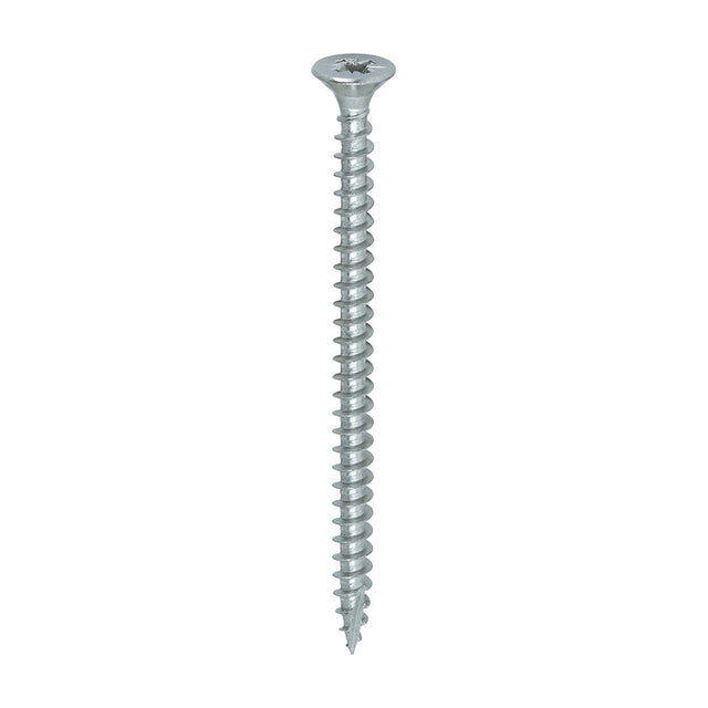 This is an image of Timco - Classic Multi-Purpose Screws - PZ - Double Countersunk - A4 Stainless Steel 4.0 x 60mm - (200 PCS Box) 40060CLA4
