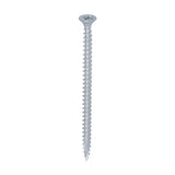 This is an image of Timco - C2 Exterior Strong-Fix Screws - PZ - Double Countersunk with Ribs - Twin-Cut - Silver 4.0 x 70mm - (200 PCS Box) 40070C2SBX