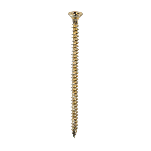 This is an image of Timco - Classic Multi-Purpose Screws - PZ - Double Countersunk - Yellow 4.0 x 70mm - (200 PCS Box) 40070CLAF