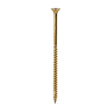 This is an image of Timco - C2 Clamp-Fix Screws - TX - Double Countersunk with Ribs - Twin-Cut - Yellow 4.0 x 80mm - (200 PCS Box) 40080C2C