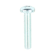This is an image of Timco - Metric Threaded Machine Screws - PZ - Pan Head - Zinc M4 x 20mm - (100 PCS Box) 4020PPM