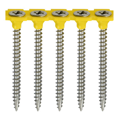 This is an image of Timco - ted Classic Multi-Purpose Screws - PZ - Double Countersunk - A2 Stainless Steel 4.0 x 50mm - (1000 PCS Box) 4050CLASSCOL