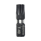 This is an image of Timco - Impact Driver Bits - TX TX40 x 25 (10 Pieces Handy Bit Pack) 40TX25X6