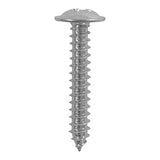 This is an image of Timco - Metal Tapping Screws - PZ - Flange - Self-Tapping - A2 Stainless Steel 4.2 x 13mm - (200 PCS Box) 4213CFASS