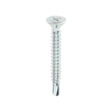 This is an image of Timco - Window Fabrication Screws - Countersunk - PH - Self-Tapping - Self-Drilling Point - Zinc 4.8 x 38mm - (500 PCS Box) 425Z