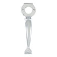 This is an image of Timco - Escutcheon Handle - Chrome 8" (1 Each TIMpac) 427336