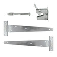 This is an image of Timco - Pedestrian Gate Kit - Hot Dipped Galvanised 14" (1 Each TIMbag) 427562