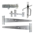 This is an image of Timco - Side Gate Kit - Suffolk Latch - Hot Dipped Galvanised 18" (1 Each TIMbag) 427635