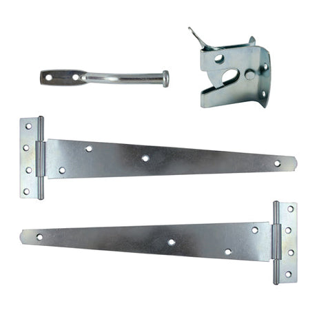 This is an image of Timco - Pedestrian Gate Kit - Zinc 14" (1 Each TIMbag) 427741
