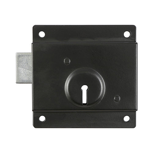 This is an image of Timco - Press Lock - Black 4" (1 Each TIMbag) 427754