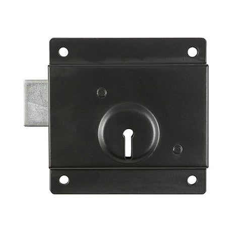 This is an image of Timco - Press Lock - Black 4" (1 Each TIMbag) 427754