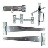 This is an image of Timco - Side Gate Kit - Suffolk Latch - Zinc 18" (1 Each TIMbag) 427998