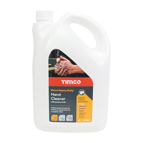This is an image of Timco - Extra Heavy Duty Hand Cleaner 4L (1 Each Bottle) 432022