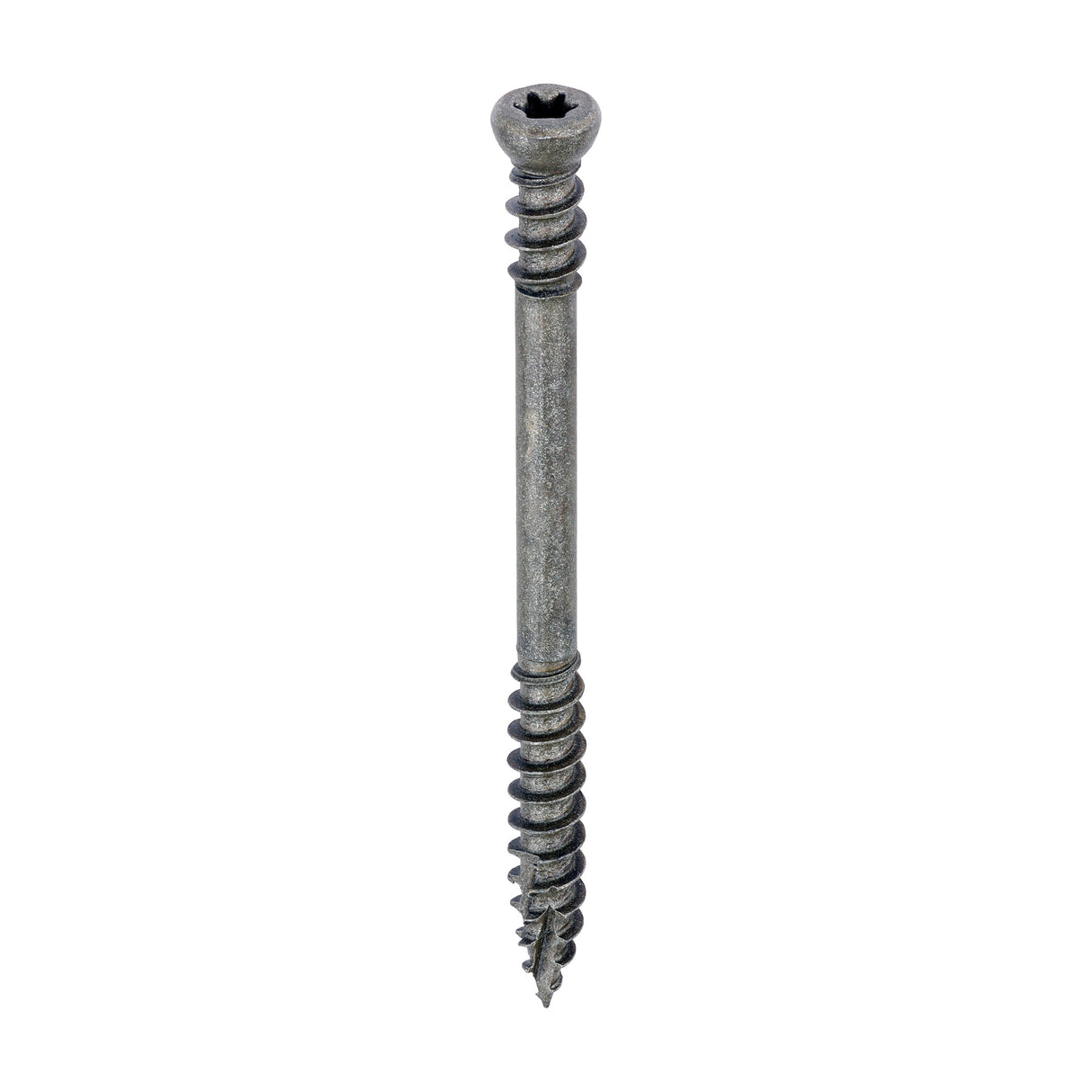 This is an image of Timco - C2 Deck-Fix Screws - TX - Cylinder - Twin-Cut - Green 4.5 x 60mm - (250 PCS Box) 433209BX