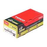 This is an image of Timco - C2 Deck-Fix Screws - TX - Cylinder - Twin-Cut - Green 4.5 x 60mm - (250 PCS Box) 433209BX