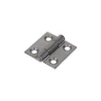 This is an image of Timco - Plain Butt Hinge - Fixed Pin (1838) - Self Colour 25 x 25 (1 Pairs Plain Bag) 434005