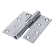This is an image of Timco - Rising Butt Hinge (466) - Left Hand - Zinc 100 x 86 (1 Pairs Plain Bag) 434157