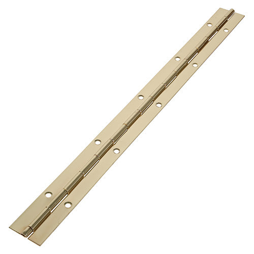 This is an image of Timco - Piano Hinge - Electro Brass 1800 x 25 434181