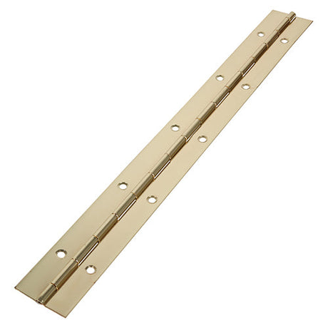 This is an image of Timco - Piano Hinge - Electro Brass 1800 x 32 434248