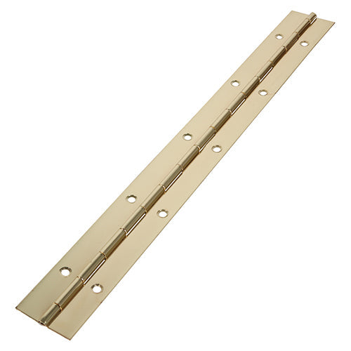 This is an image of Timco - Piano Hinge - Electro Brass 1800 x 32 434248