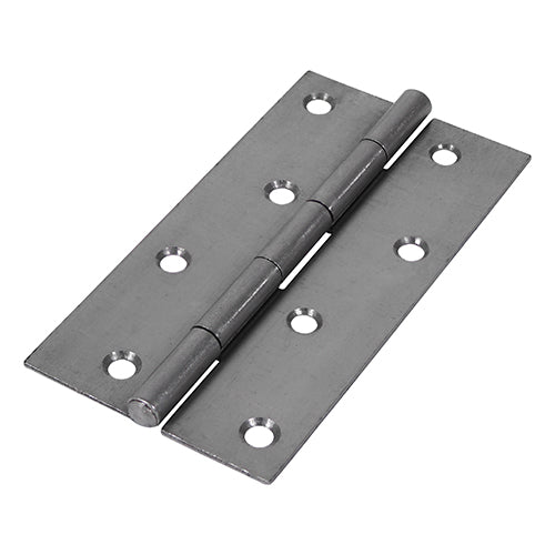 This is an image of Timco - Narrow Plain Butt Hinge (5050) - Self Colour 127 x 65 (1 Pairs Plain Bag) 434422