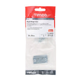 This is an image of Timco - Flush Hinge (105) - Zinc 38 x 28 (1 Pairs TIMpac) 434451P