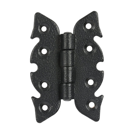 This is an image of Timco - Pair of Butterfly Hinges - Antique Black 70 x 46 (1 Pairs Bag) 434474