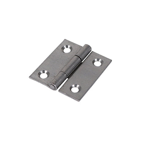 This is an image of Timco - Plain Butt Hinge - Fixed Pin (1838) - Self Colour 38 x 34 (1 Pairs Plain Bag) 434475
