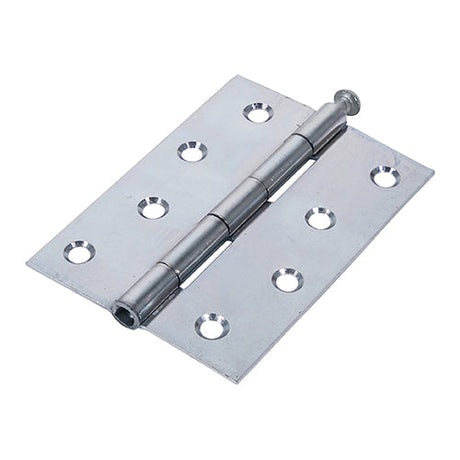 This is an image of Timco - Plain Butt Hinge - Loose Pin (1840) - Zinc 100 x 71 (1 Pairs Plain Bag) 434482