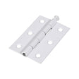 This is an image of Timco - Plain Butt Hinge - Loose Pin (1840) - White 75 x 50 (1 Pairs Plain Bag) 434720