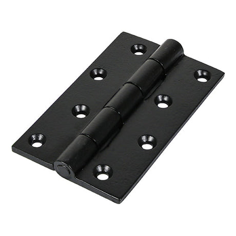 This is an image of Timco - Cast Iron Butt Hinge (200) - Black 102 x 60 (1 Pairs Plain Bag) 434731