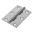 This is an image of Timco - Plain Butt Hinge - Fixed Pin (1838) - Zinc 63 x 44 (1 Pairs TIMpac) 434789P