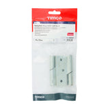 This is an image of Timco - Rising Butt Hinge (466) - Left Hand - Zinc 75 x 72 (1 Pairs TIMbag) 434910P