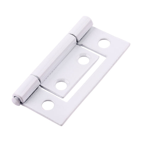 This is an image of Timco - Flush Hinge (105) - White 50 x 38.5 (1 Pairs TIMpac) 434915P
