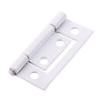 This is an image of Timco - Flush Hinge (105) - White 50 x 38.5 (1 Pairs Plain Bag) 434915