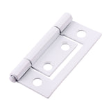 This is an image of Timco - Flush Hinge (105) - White 50 x 38.5 (1 Pairs Plain Bag) 434915