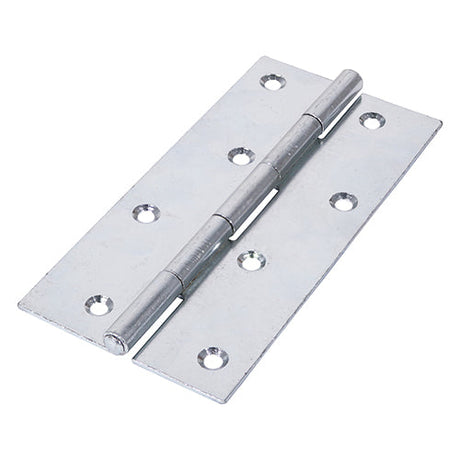This is an image of Timco - Narrow Plain Butt Hinge (5050) - Zinc 150 x 75 (1 Pairs Plain Bag) 434999