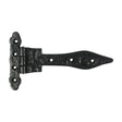 This is an image of Timco - Pair of Spear Hinges - Antique Black 161mm (1 Pairs Bag) 442005