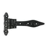 This is an image of Timco - Pair of Spear Hinges - Antique Black 161mm (1 Pairs Bag) 442005