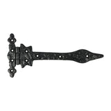 This is an image of Timco - Pair of Spear Hinges - Antique Black 237mm (1 Pairs Bag) 442674