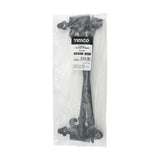 This is an image of Timco - Pair of Crown / Coronet Hinges - Antique Black 317mm (1 Pairs Bag) 442875