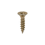 This is an image of Timco - Classic Multi-Purpose Screws - PZ - Double Countersunk - Yellow 4.5 x 20mm - (200 PCS Box) 45020CLAF