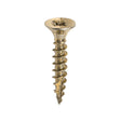 This is an image of Timco - Classic Multi-Purpose Screws - PZ - Double Countersunk - Yellow 4.5 x 25mm - (200 PCS Box) 45025CLAF