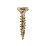 This is an image of Timco - Classic Multi-Purpose Screws - PZ - Double Countersunk - Yellow 4.5 x 25mm - (200 PCS Box) 45025CLAF