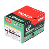 This is an image of Timco - C2 Strong-Fix Screws - PZ - Double Countersunk - Twin-Cut - Yellow 4.5 x 30mm - (200 PCS Box) 45030C2